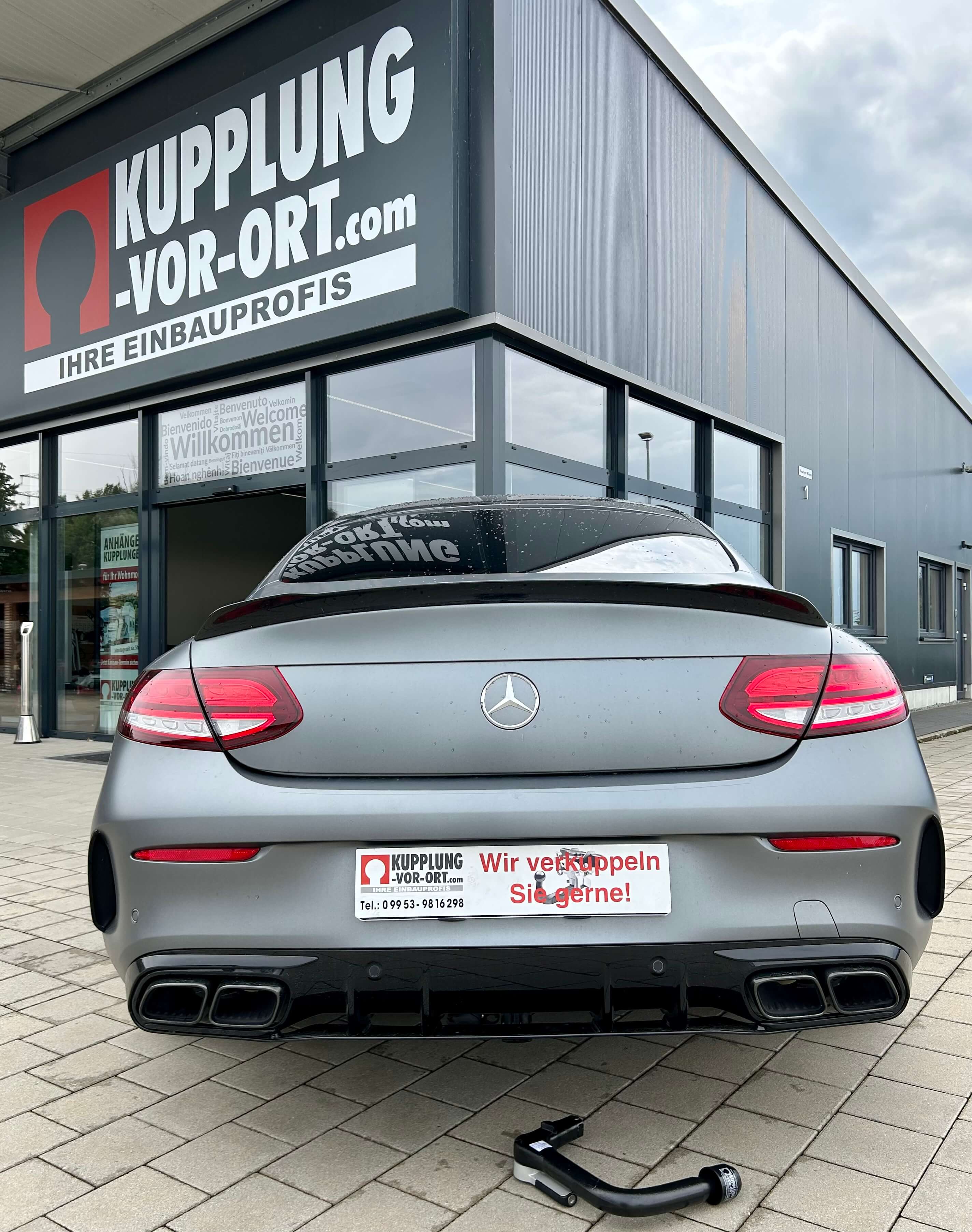 Anhängerkupplung für Mercedes Benz C63s AMG Coupè Typ 205