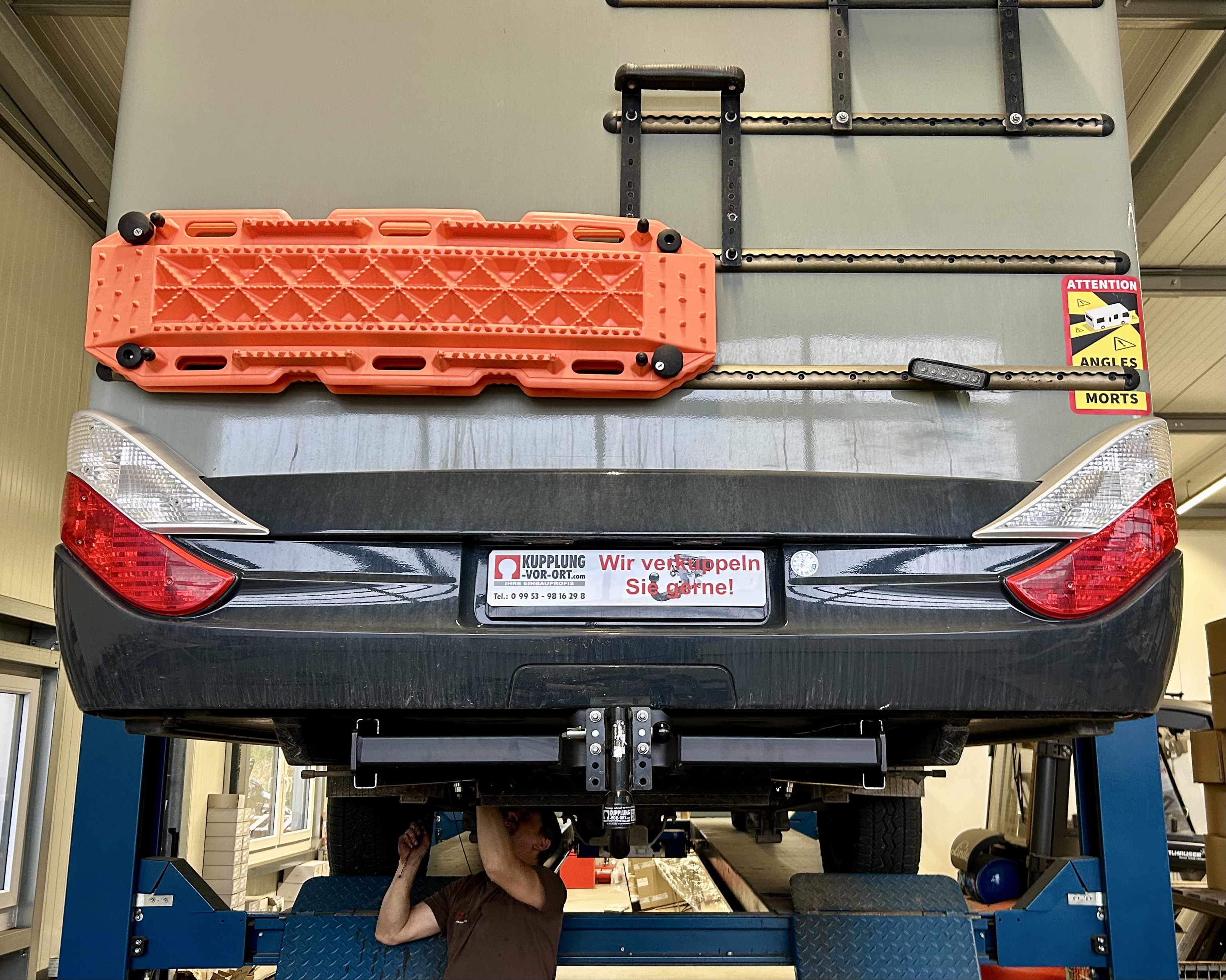 Anhängerkupplung für Mercedes Benz Hymer ML-T 580 4x4 mit Wechselsystem