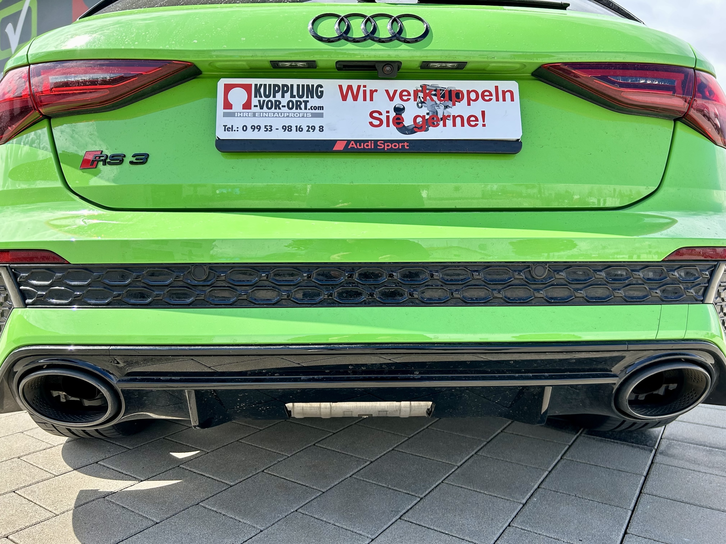 Anhängerkupplung für den neuen Audi RS 3 / RS 3 Sportback Typ GY