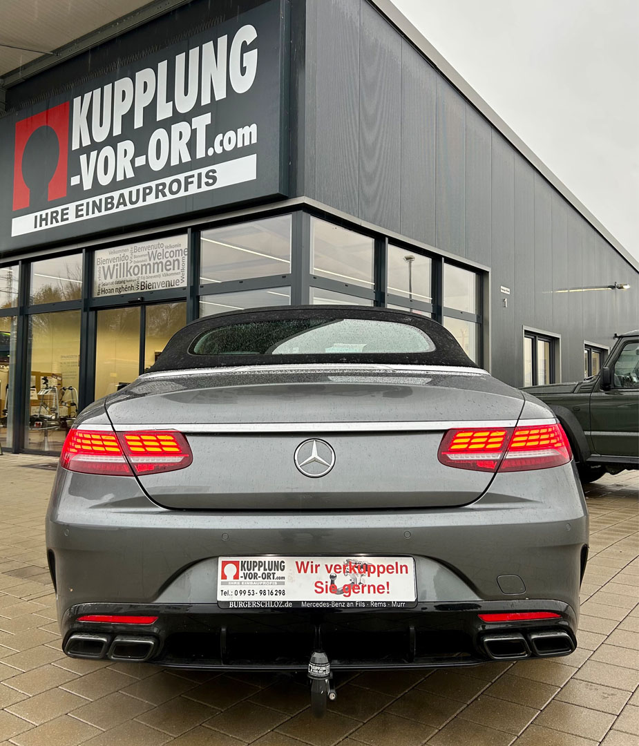 Anhängerkupplung für Mercedes Benz S63 AMG Cabrio/Coupè Typ 217