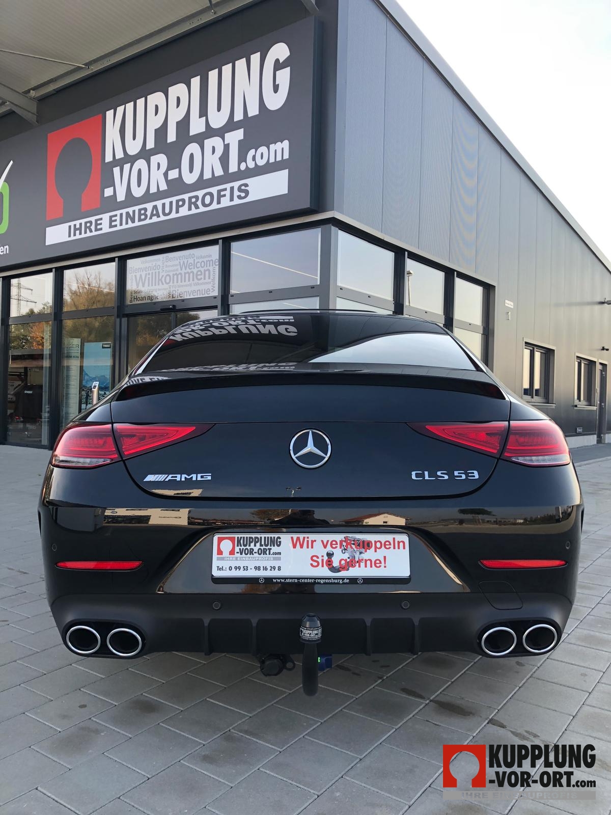 Anhangerkupplung Fur Den Mercedes Benz Cls 53 Amg Typ 257 Kupplung Vor Ort Com