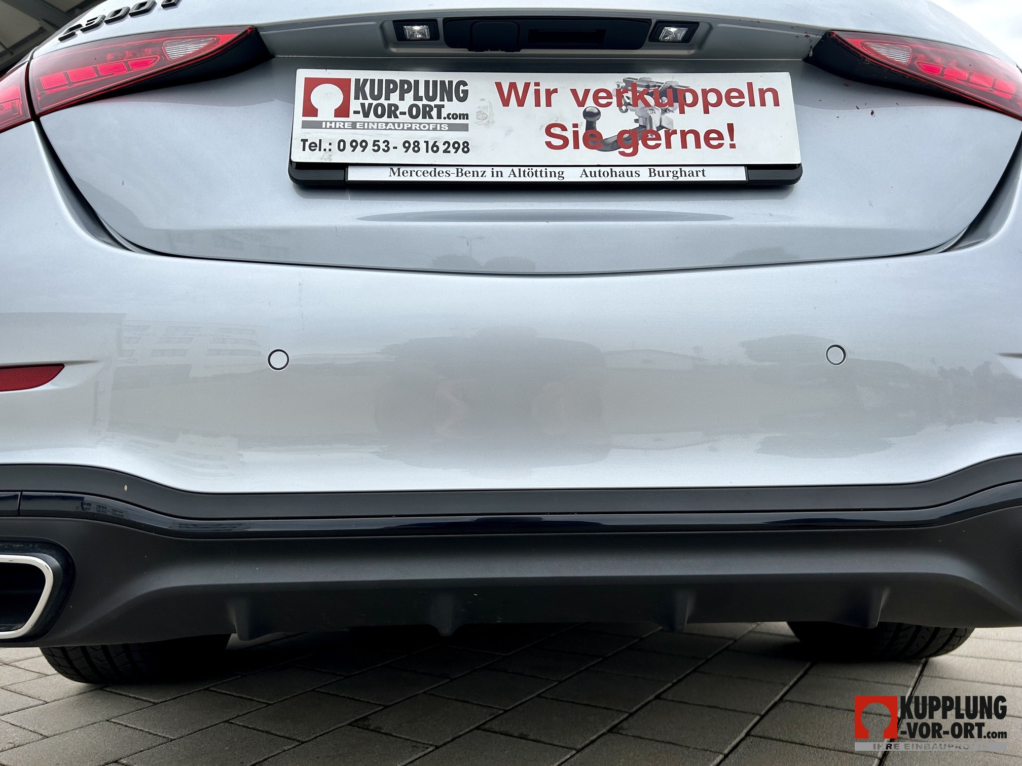 Anhängerkupplung für den Mercedes Benz W/S 206 mit AMG Optik Paket